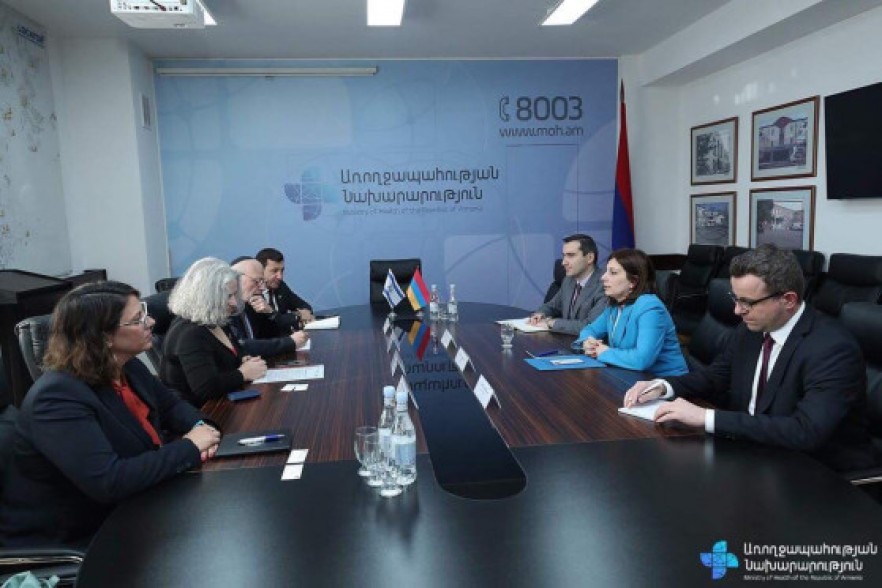 Քննարկվել են առողջապահության ոլորտում հայ-իսրայելական համագործակցությունն ընդլայնելու հնարավորությունները