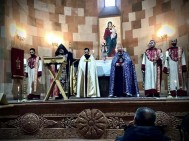 Սուրբ Սարգսի տոնին  Արցախի թեմի կեղեցիներում կատարվել է երեկոյան ժամերգություն, իրականացվել է երիտասարդների օրհնության կարգ