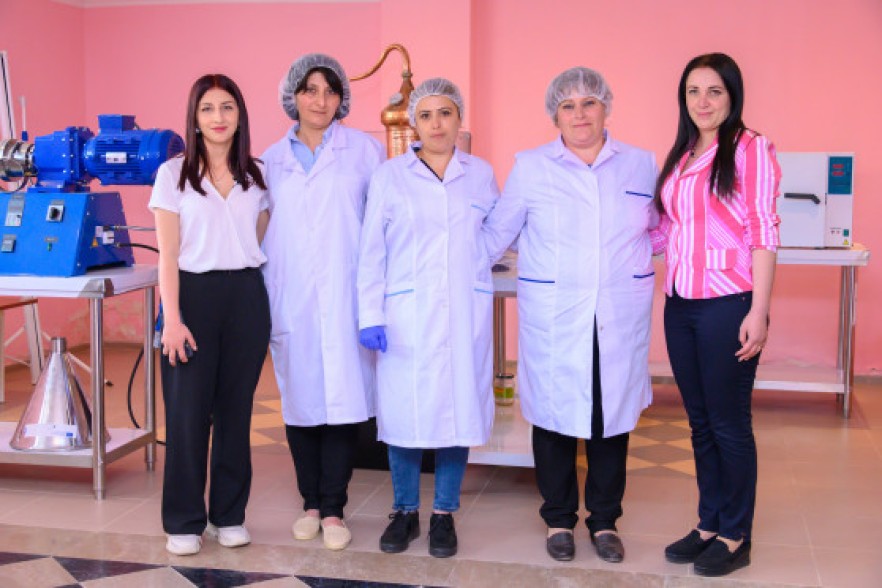 Production of natural vegetable oils was established in Spitak