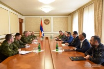 President Harutyunyan received Colonel-General Alexander Lentsov, the newly appointed commander of the Russian peacekeeping troops