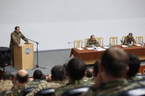 Начальник ГШ ВС принял участие в мероприятии по случаю завершения 25-дневных учебных сборов