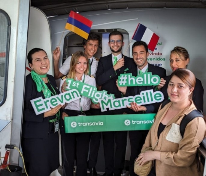 Авиакомпания Transavia начала выполнение полетов по направлению Марсель-Ереван-Марсель