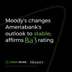 Moody's changes Ameriabank's outlook to stable; affirms Ba3 rating
