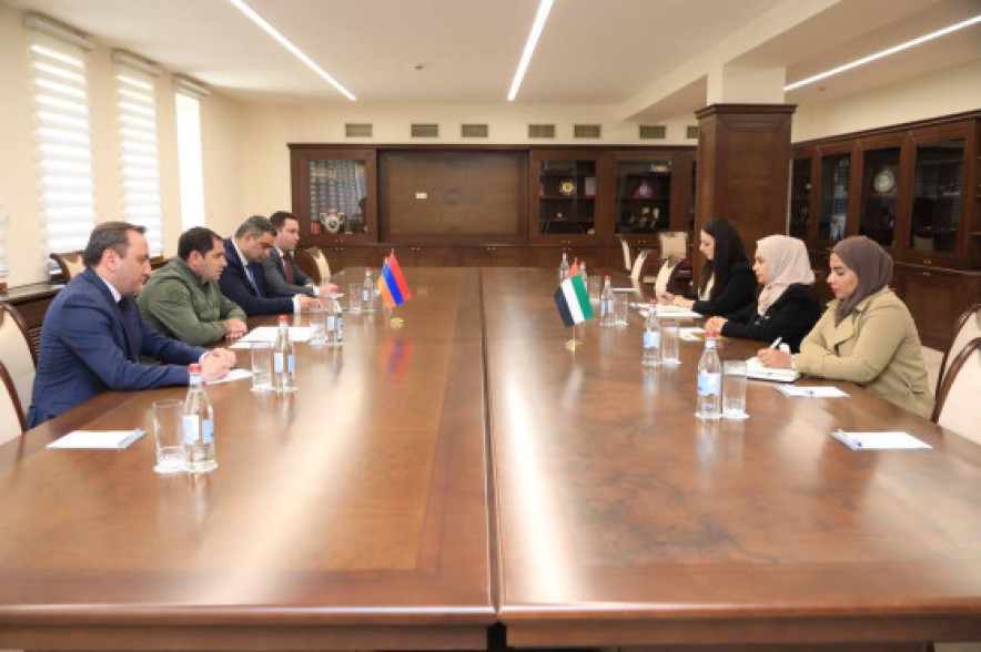 Պապիկյանն ու ՀՀ-ում Արաբական Միացյալ Էմիրությունների դեսպանը քննարկել են պաշտպանության ոլորտում հայ-էմիրաթական համագործակցությանն առնչվող հարցեր
