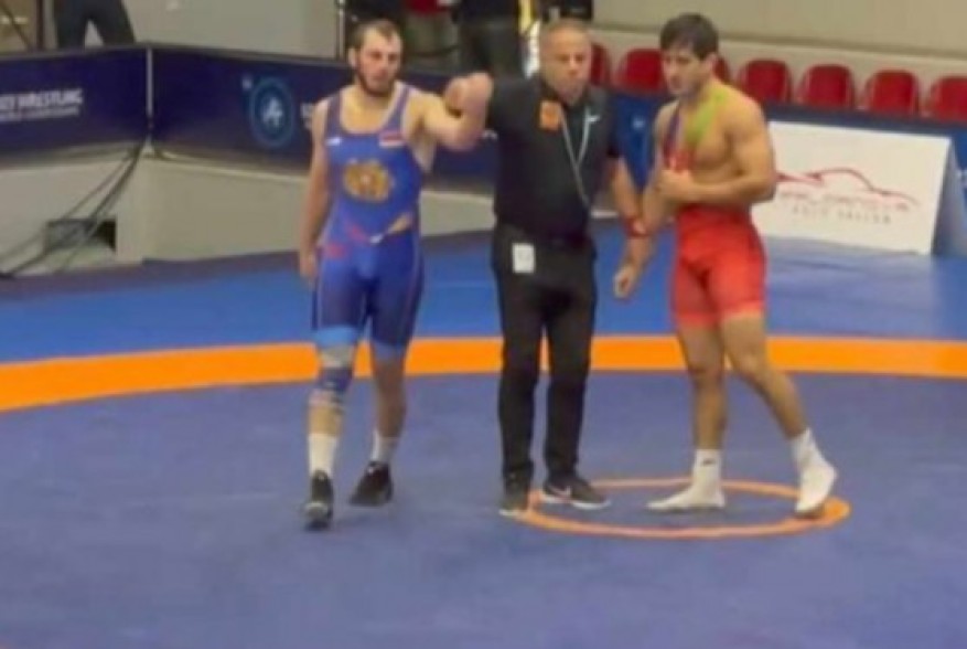 Մ23 ԱԱ. Կարեն Խաչատրյանը հաղթեց ադրբեջանցի ըմբիշին ու կպայքարի բրոնզե մեդալի համար