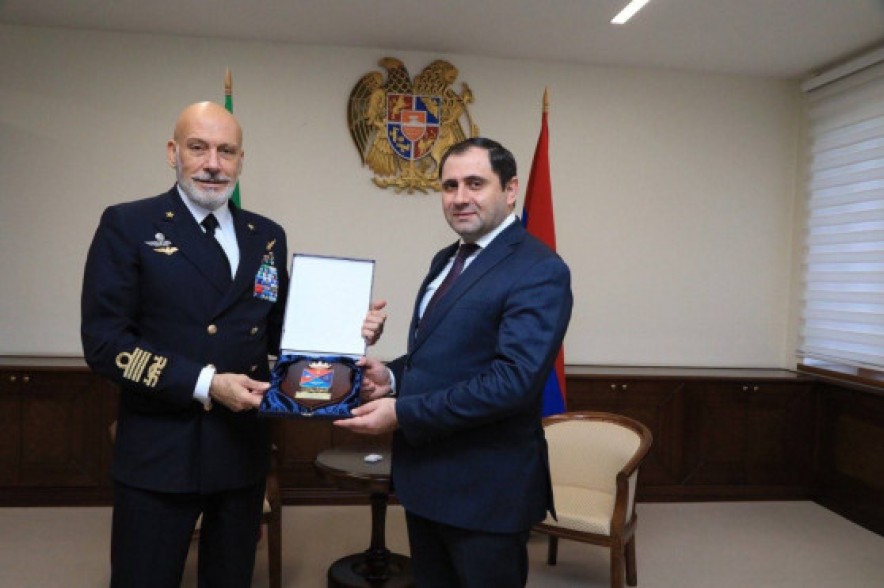 Քննարկվել են հայ-իտալական պաշտպանական համագործակցությանն ու տարածաշրջանային անվտանգությանն առնչվող հարցեր