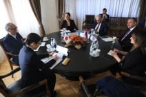 Керобян представил послу Японии проект строительства «сухого порта» в Армении
