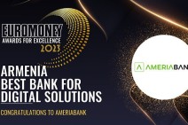 Ameriabank Named the Best Bank for Digital Solutions in Armenia for 2023