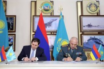 Ստորագրվել է պաշտպանական ոլորտում Հայաստանի և Ղազախստանի միջև համագործակցության պլանը