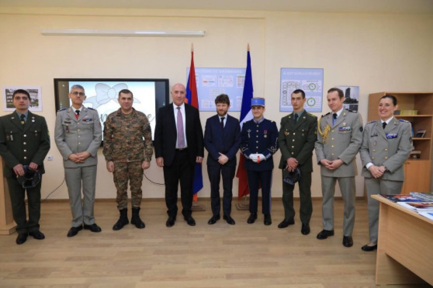 Представители руководства Военной академии Сен-Сир ВС Франции посетили Военную академию имени Вазгена Саргсяна