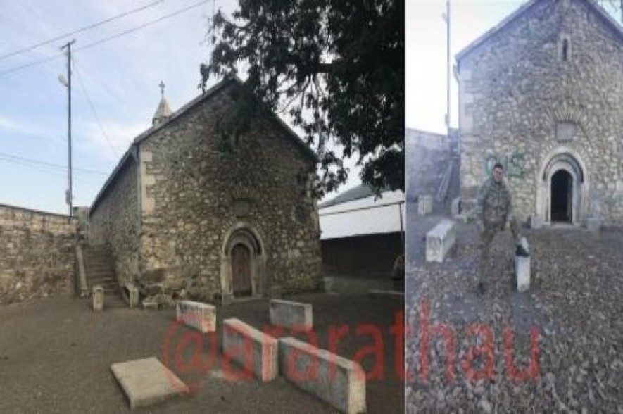 Ադրբեջանական վանդալիզմ՝ Ստեփանակերտում