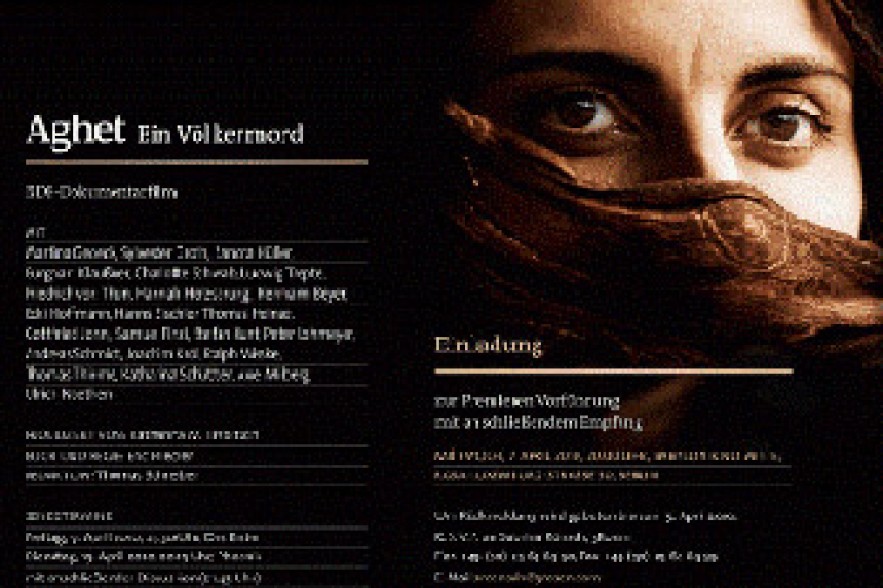 A film about the Armenian Genocide to be presented in the USA