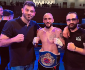 Давид Хачатрян завоевал титул WBF Intercontinental во втором полулегком весе