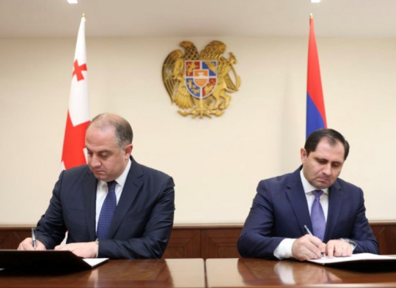 Սուրեն Պապիկյանը և Վրաստանի պաշտպանության նախարարը ստորագրել են երկու երկրների նախարարությունների միջև 2024 թվականի համագործակցության պլանը
