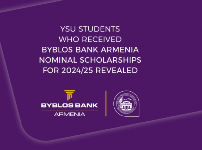 5 more YSU students awarded AMD 1 million scholarship each: Byblos Bank Armenia continues to motivate young minds