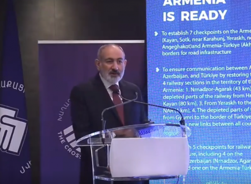 «Խաղաղության խաչմերուկ» նախագծի իմաստը այն է, որպեսզի Հայաստանի Հանրապետությունը տրամադրի իր տարածքները. Նիկոլ Փաշինյան