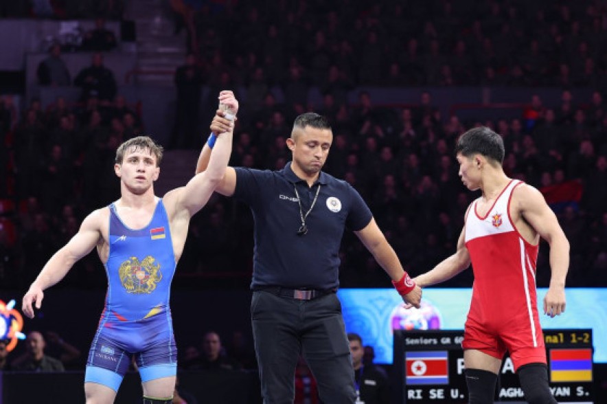 Сурен Агаджанян завоевал золотую медаль, став чемпионом мира по борьбе среди военнослужащих — Министерство обороны