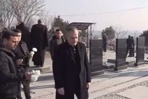 Արցախի նախագահ Սամվել Շահրամանյանը, թեմի առաջնորդ Տեր Վրթանես եպիսկոպոս Աբրահամյանն այցելել են  Եռաբլուր